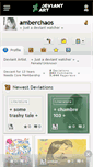 Mobile Screenshot of amberchaos.deviantart.com