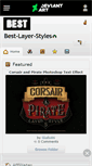 Mobile Screenshot of best-layer-styles.deviantart.com
