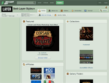 Tablet Screenshot of best-layer-styles.deviantart.com