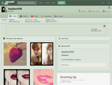 Tablet Screenshot of madison098.deviantart.com