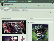 Tablet Screenshot of marcelopinheiro.deviantart.com