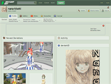 Tablet Screenshot of nana-kiseki.deviantart.com