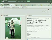 Tablet Screenshot of nekonaga.deviantart.com