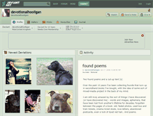 Tablet Screenshot of devotionalhooligan.deviantart.com