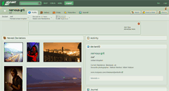 Desktop Screenshot of nervous-gril.deviantart.com