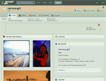 Tablet Screenshot of nervous-gril.deviantart.com
