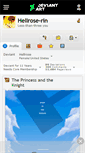 Mobile Screenshot of hellrose-rin.deviantart.com