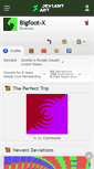 Mobile Screenshot of bigfoot-x.deviantart.com