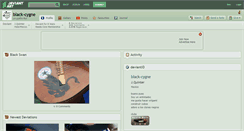 Desktop Screenshot of black-cygne.deviantart.com