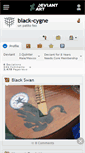 Mobile Screenshot of black-cygne.deviantart.com