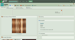 Desktop Screenshot of haybel.deviantart.com