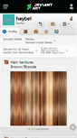 Mobile Screenshot of haybel.deviantart.com