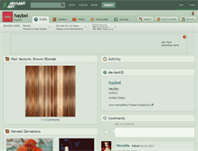 Tablet Screenshot of haybel.deviantart.com