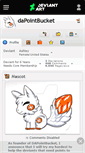 Mobile Screenshot of dapointbucket.deviantart.com