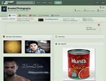 Tablet Screenshot of brookecphotography.deviantart.com