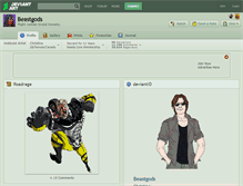 Tablet Screenshot of beastgods.deviantart.com