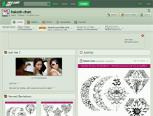 Tablet Screenshot of hakesh-chan.deviantart.com