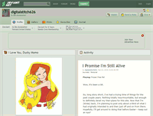 Tablet Screenshot of digitalstitch626.deviantart.com