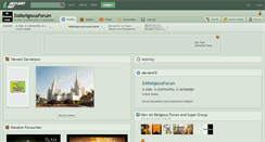Desktop Screenshot of dareligiousforum.deviantart.com