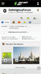 Mobile Screenshot of dareligiousforum.deviantart.com
