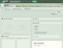 Tablet Screenshot of power.deviantart.com
