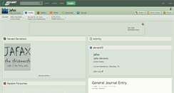 Desktop Screenshot of jafax.deviantart.com