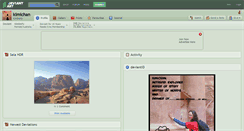 Desktop Screenshot of kimichan.deviantart.com