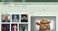 Desktop Screenshot of conejoblanco.deviantart.com