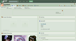 Desktop Screenshot of kuroitsuki.deviantart.com