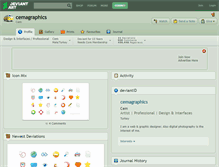 Tablet Screenshot of cemagraphics.deviantart.com