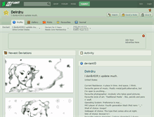 Tablet Screenshot of deirdru.deviantart.com