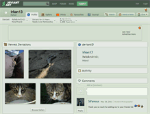 Tablet Screenshot of irkan13.deviantart.com