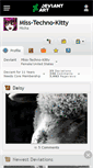 Mobile Screenshot of miss-techno-kitty.deviantart.com
