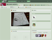 Tablet Screenshot of digi-insane-asylum.deviantart.com