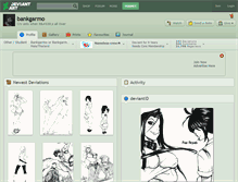 Tablet Screenshot of bankgarmo.deviantart.com