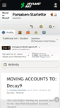 Mobile Screenshot of forsaken-starlette.deviantart.com