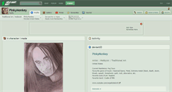 Desktop Screenshot of pinkymonkey.deviantart.com