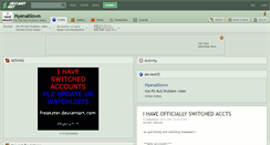 Desktop Screenshot of hyenaklown.deviantart.com