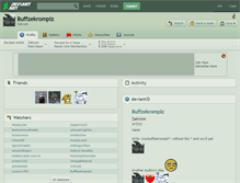 Tablet Screenshot of buffzekromplz.deviantart.com