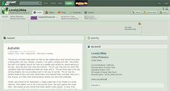 Desktop Screenshot of lovelylilikka.deviantart.com