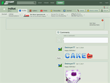 Tablet Screenshot of indikat.deviantart.com
