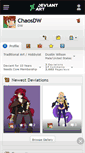 Mobile Screenshot of chaosdw.deviantart.com