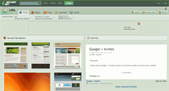 Desktop Screenshot of lidil.deviantart.com