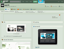 Tablet Screenshot of agent8.deviantart.com