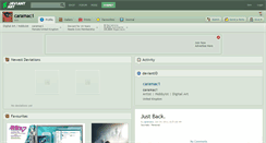 Desktop Screenshot of caramac1.deviantart.com