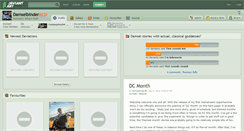 Desktop Screenshot of damselbinder.deviantart.com