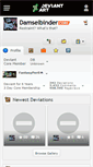 Mobile Screenshot of damselbinder.deviantart.com