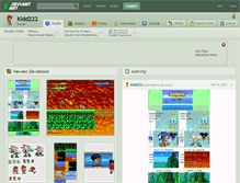 Tablet Screenshot of kidd222.deviantart.com
