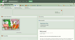 Desktop Screenshot of manicamy-fans.deviantart.com