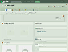 Tablet Screenshot of blubb-blubb.deviantart.com